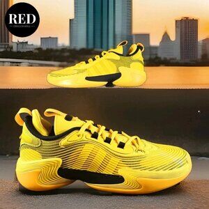 Adidas Exhibit Select 2.0 Yellow Black Basketball Sneakers Jl4445 - Women's  13